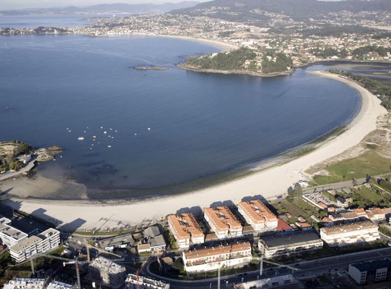 Vivienda Con Terraza En Playas De Baiona Apartment ภายนอก รูปภาพ