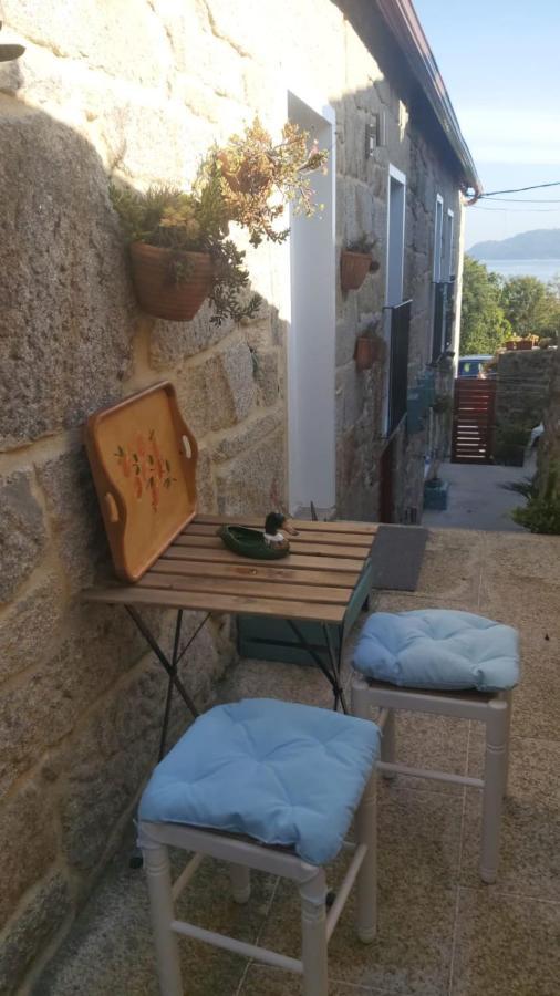 Vivienda Con Terraza En Playas De Baiona Apartment ภายนอก รูปภาพ